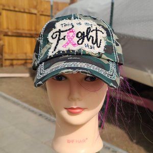 Ladies Camo BLING Hat NEW